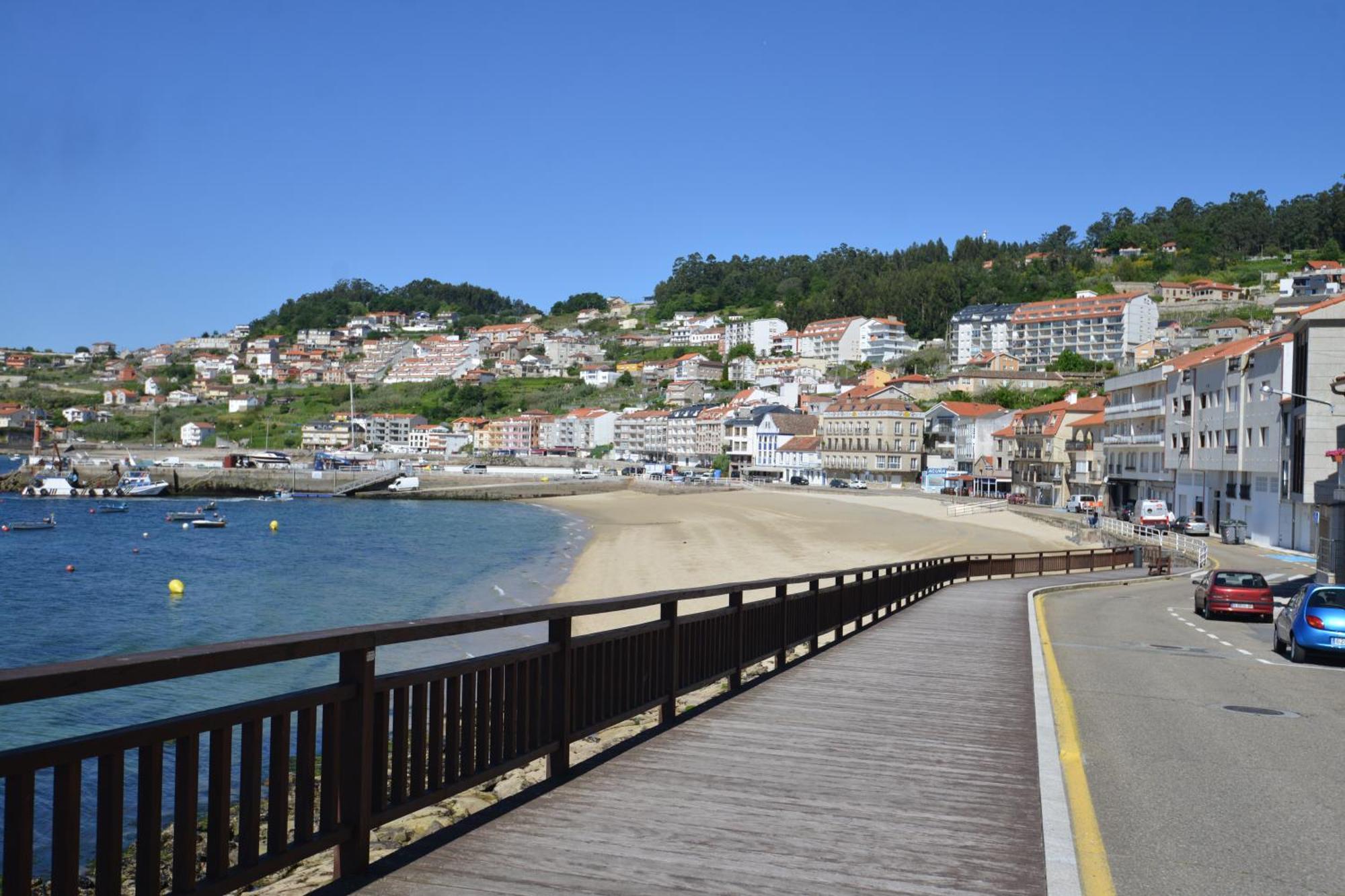 Coqueto Apartamento En Raxo, Sanxenxo Eksteriør bilde